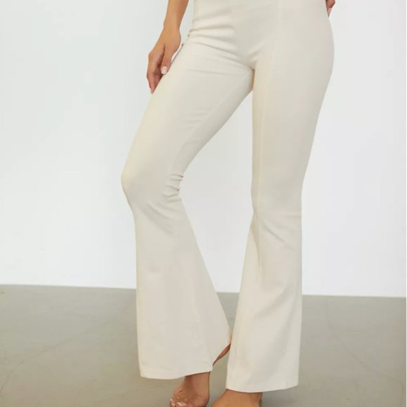 Urban Outfitters Aria Seamed Flare Pant in Brown, Size S - Picture 6 of 6